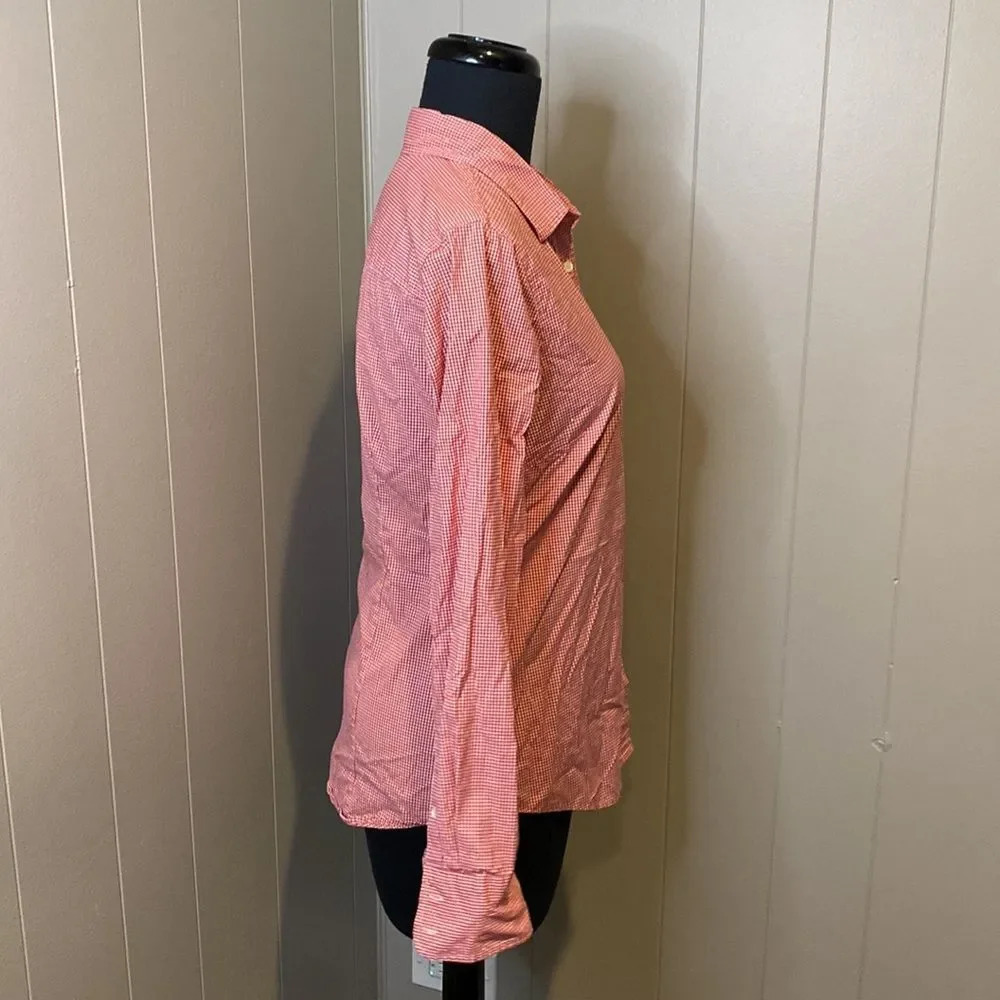 J Crew Stretch Perfect Small Button Down Shirt Lo… - image 3